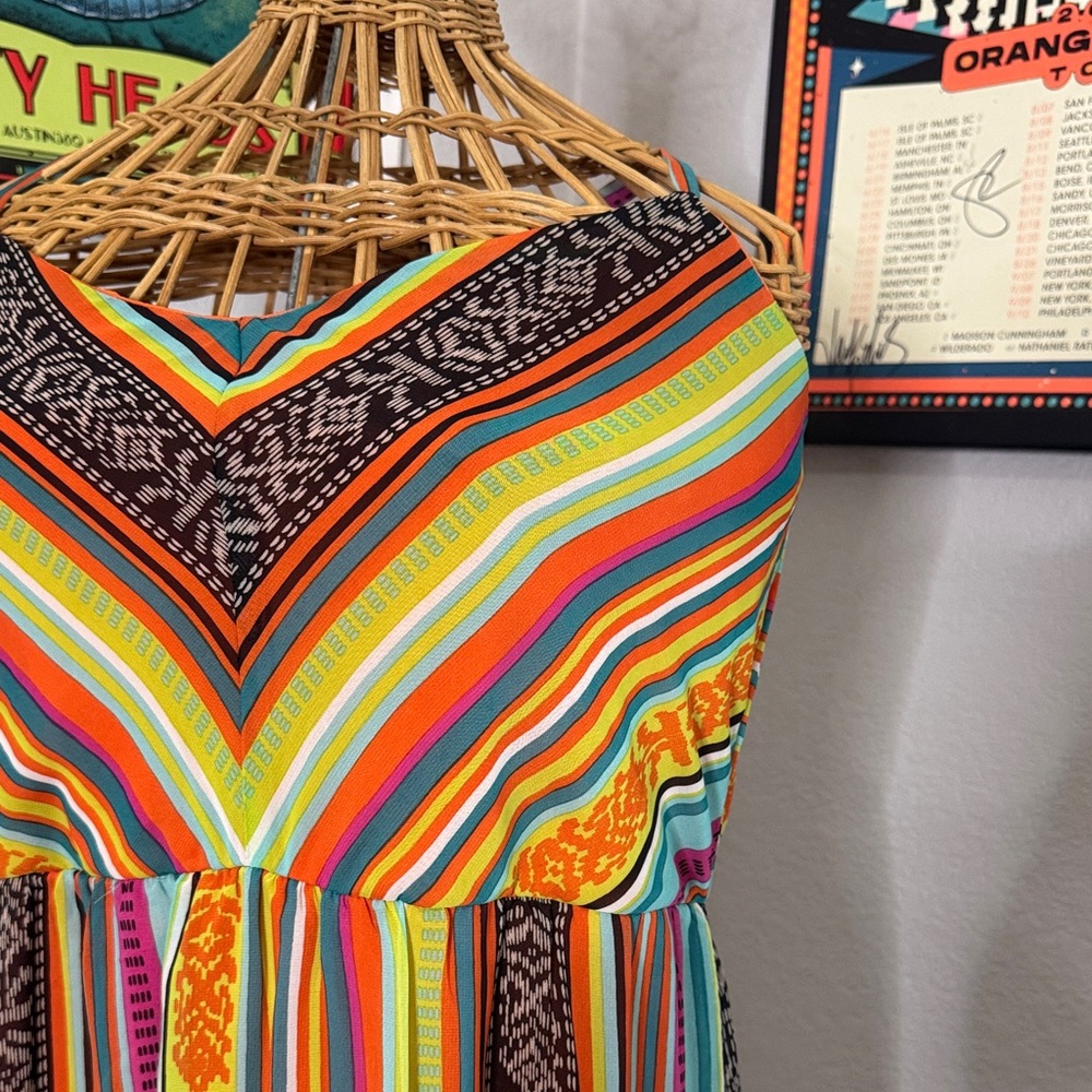 Ruby Rox Multicolor Striped Maxi Dress - Picture 5 of 6